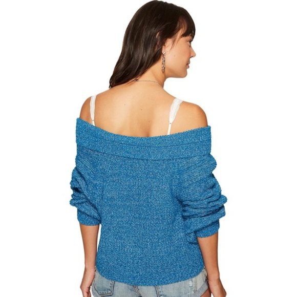 Free People | Edessa Off-The-Shoulder Sweater | Size XS - Picture 3 of 4